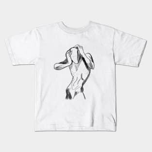 Sad man Kids T-Shirt